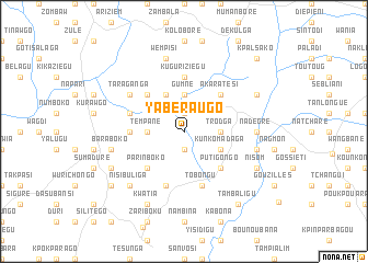 map of Yaberaugo