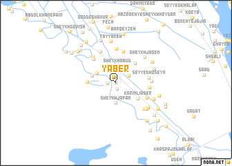 map of Yāber