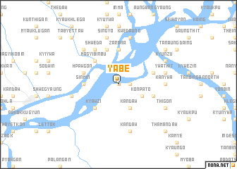 map of Yabe