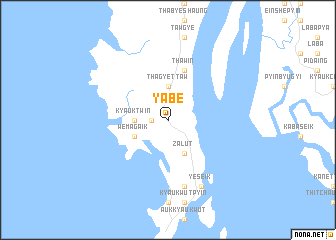 map of Yabe