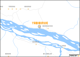 map of Yabibi-Rive