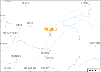 map of Yabiko