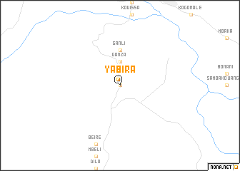 map of Yabira