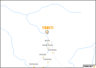 map of Yabiti