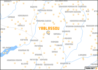 map of Yablassou