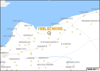 map of Yablochkino