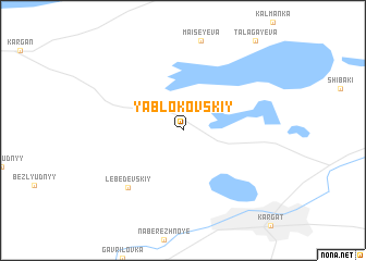 map of Yablokovskiy