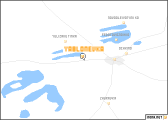 map of Yablonevka