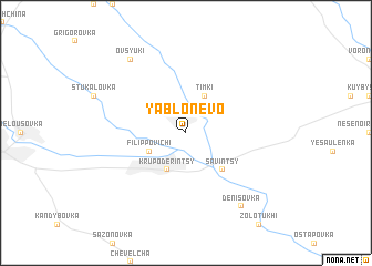 map of Yablonevo