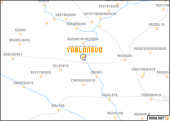 map of Yablonevo