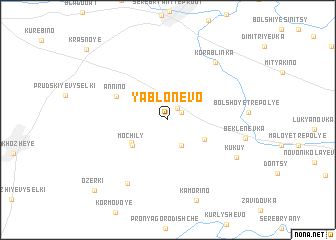 map of Yablonevo