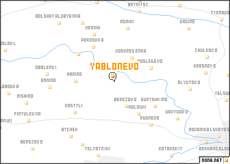 map of Yablonevo