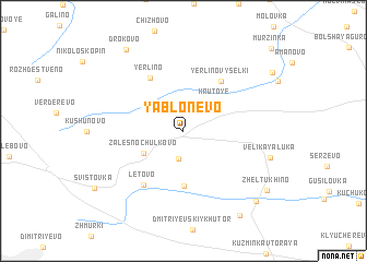 map of Yablonevo