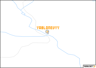 map of Yablonevyy