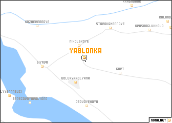 map of Yablonka