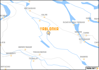 map of Yablonka