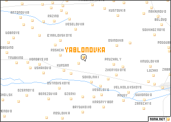 map of Yablonovka