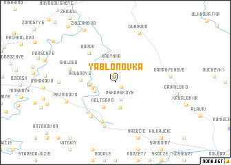 map of Yablonovka