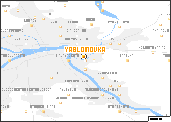 map of Yablonovka