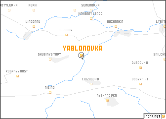 map of Yablonovka