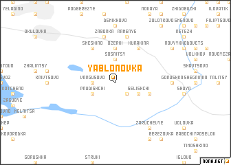 map of Yablonovka