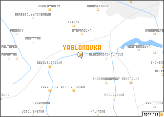 map of Yablonovka