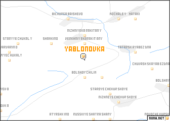 map of Yablonovka