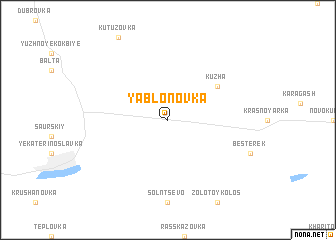 map of Yablonovka