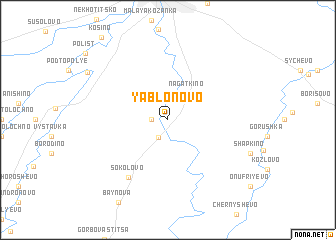 map of Yablonovo