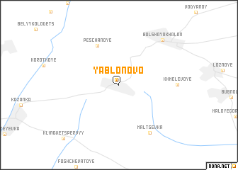 map of Yablonovo