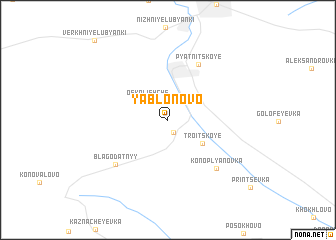 map of Yablonovo