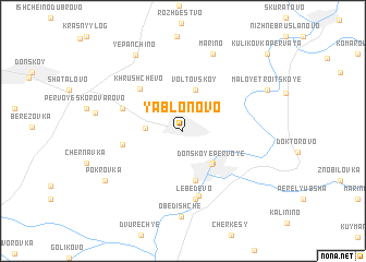 map of Yablonovo