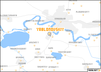 map of Yablonovskiy