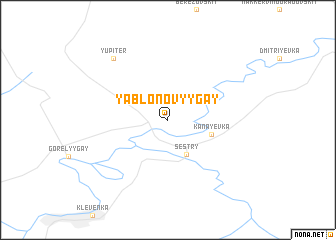 map of Yablonovyy Gay