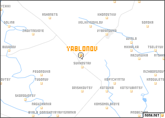 map of Yablonov