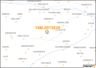 map of Yablontsëvo