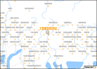 map of Yabominu