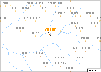 map of Yabon