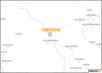 map of Yaborovo