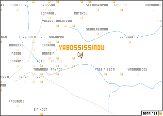 map of Yabossissinou