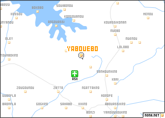 map of Yabouébo