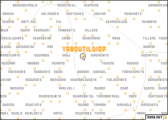 map of Yaboutil Diop