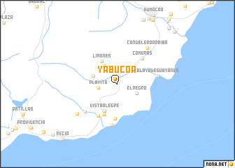 map of Yabucoa