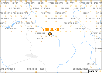 map of Yabŭlka