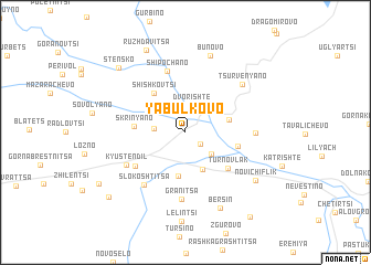 map of Yabŭlkovo