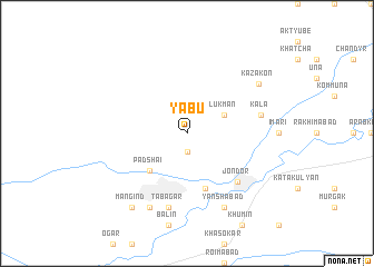 map of Yabu