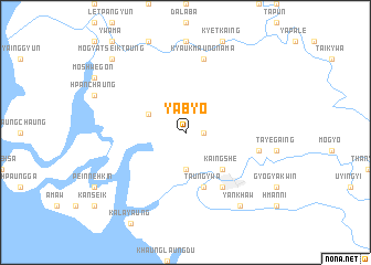 map of Yābyo