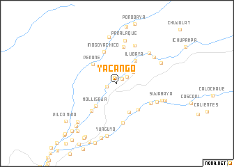 map of Yacango