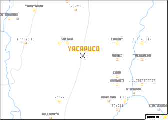 map of Yacapuco