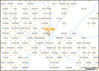 map of Yache